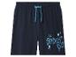 Short de pyjama bleu marine pour garçon avec cordon bleu et imprimé « SPIDEY GO ».