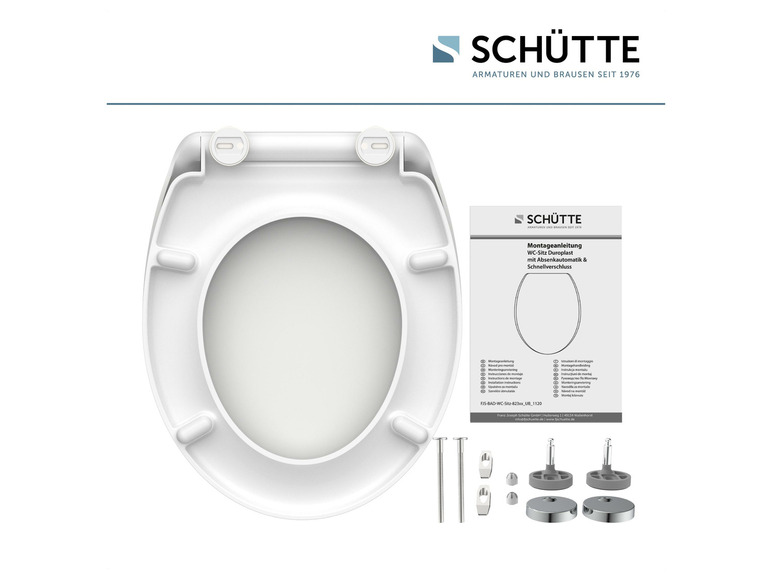Aller en mode plein écran : Schütte Abattant WC, avec fermeture en douceur - Image 6