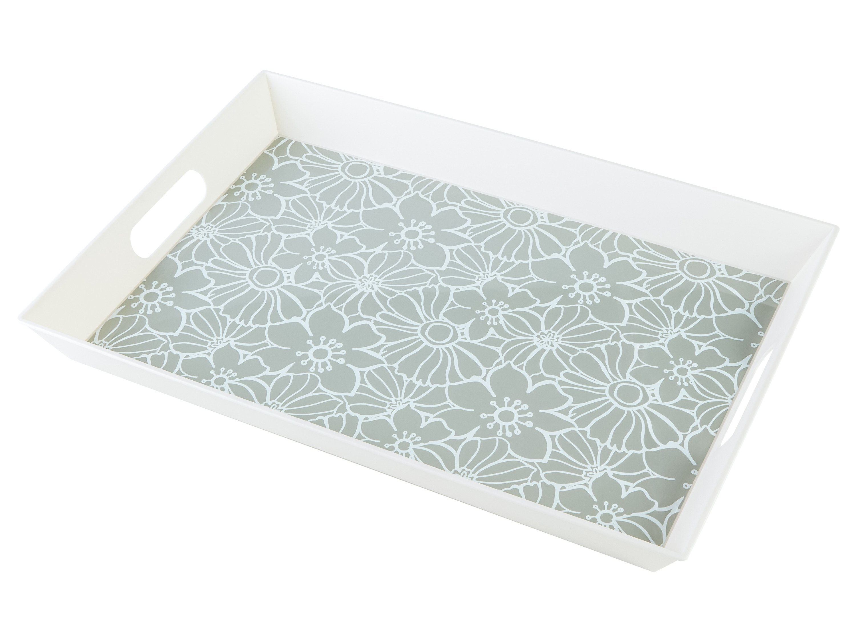 LIVARNO home Plateau (Fleurs gris)