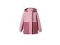 Imperméable enfant rose bicolore avec capuche et poches