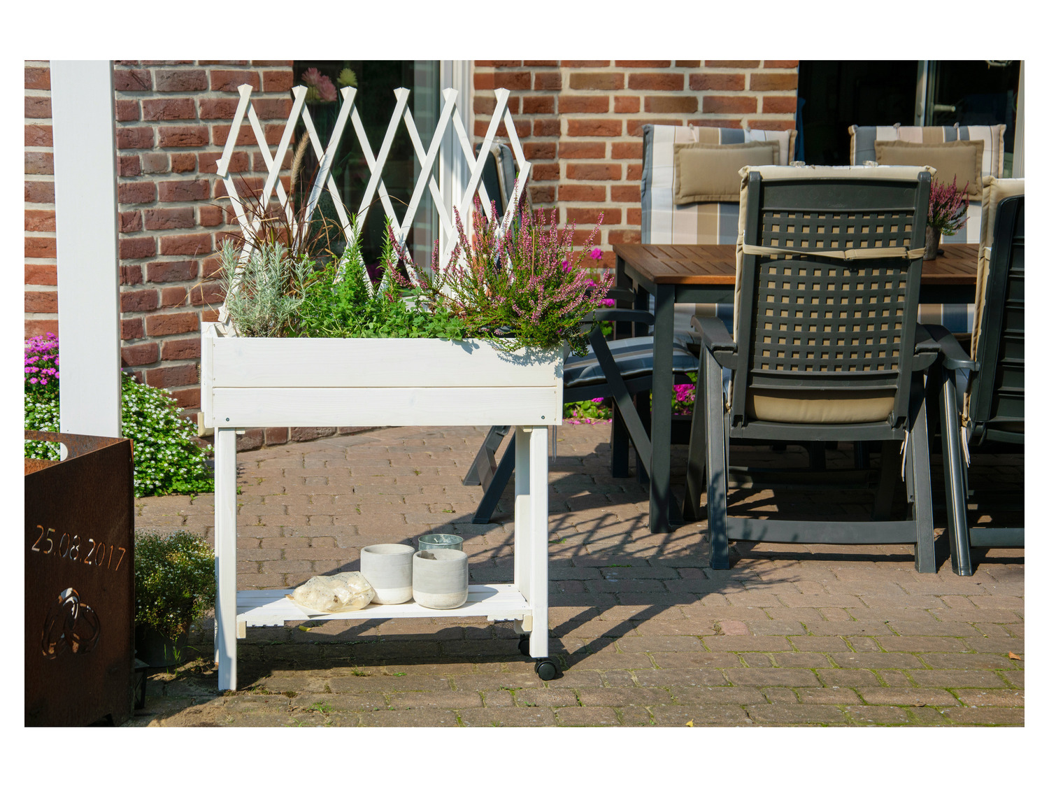 Jardinière Surélevée Pour Enfants BURI - Kit Complet 12 Pièces Avec Outils De Jardinage, Pour Apprendre à Planter Dès 18 Mois
