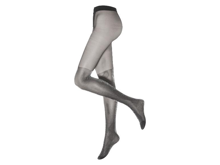 Collants noirs à paillettes