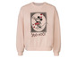 Un sweat-shirt rose avec un motif Mickey Mouse.