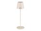 Lampe sur pied beige SansIbar au design minimaliste.