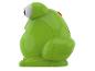 Objet en forme de grenouille vert, design enfantin.