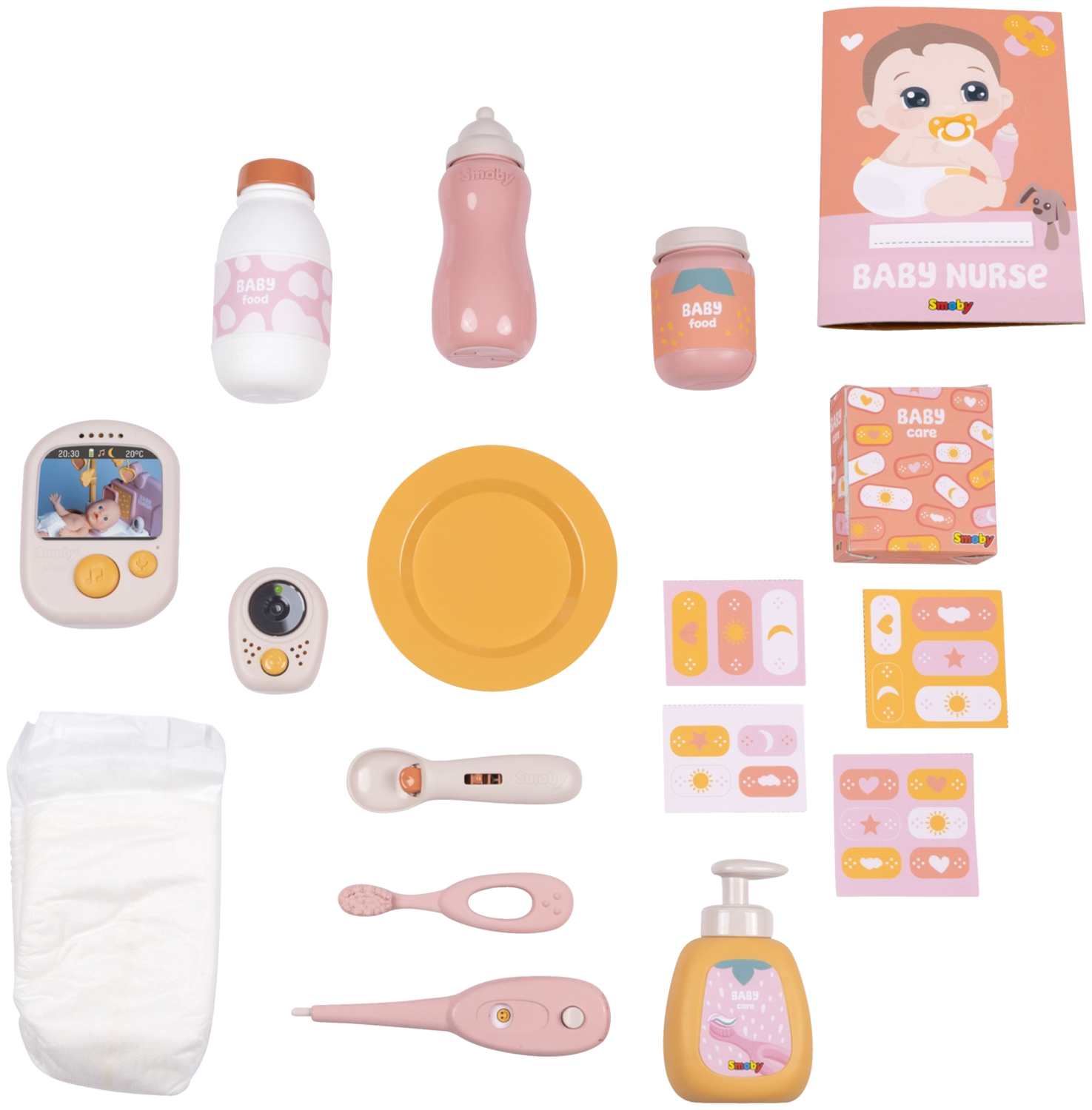 Nurserie Cocoon 3 en 1 Smoby – Pour Poupon Jusqu'à 42cm, Accessoires Inclus - vue 8
