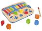 Jouet en bois avec xylophone et jeu d'encastrement