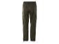 Pantalon cargo vert avec ceinture élastique et cordon de serrage.
