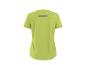 T-shirt de sport vert lime à manches courtes avec détails réfléchissants au dos.