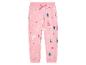 Pantalon de survêtement rose à motif de Noël.
