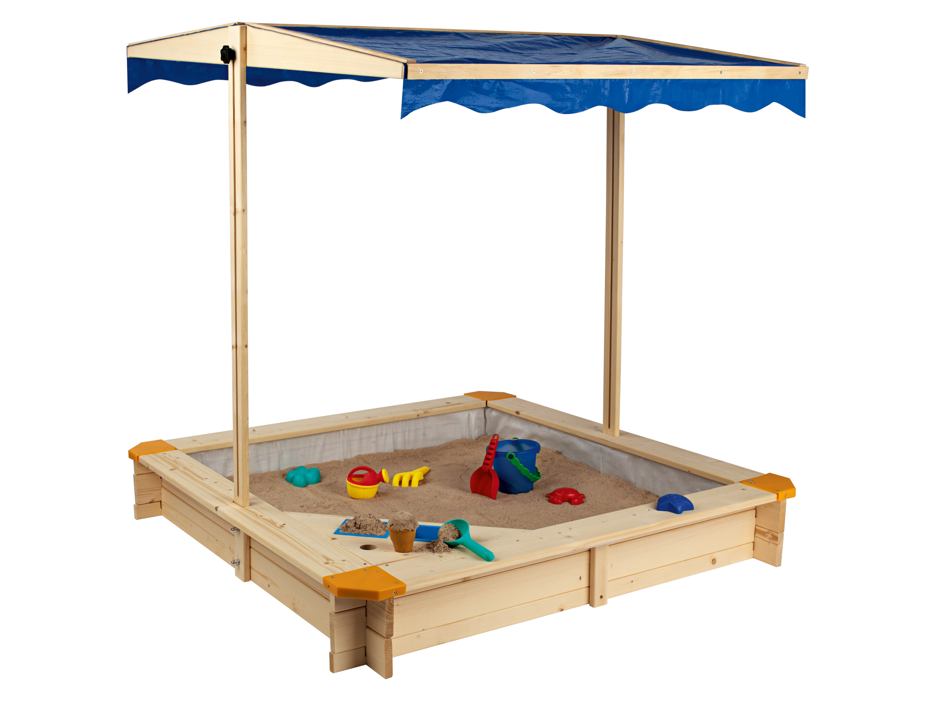 Playtive Bac à sable avec toit et glacier