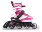 Patins à roulettes roses avec des roues noires