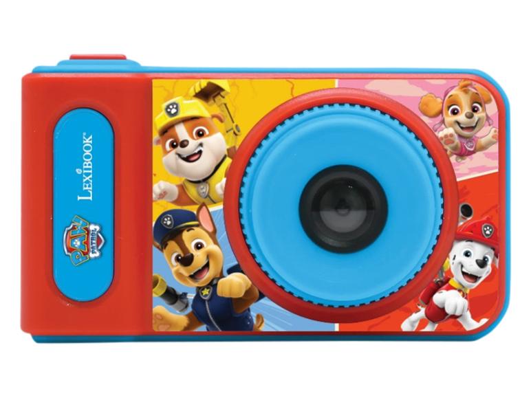 Appareil photo numérique Lexibook Pat' Patrouille pour enfants, rouge et bleu.