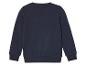 Un sweat-shirt bleu marine à manches longues