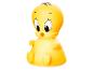 Une lampe de chevet jaune en forme de Tweety