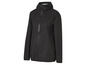 Veste imperméable noire à capuche