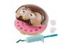 Jeu de pâte à modeler sur le thème dentaire, avec un visage d'homme, des outils et de la pâte
