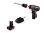 Perceuse sans fil Parkside avec batterie, chargeur et foret.