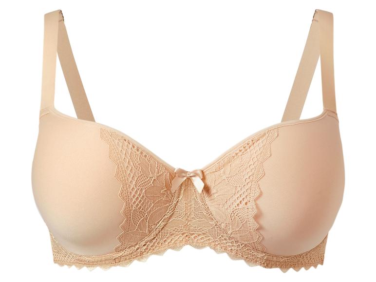 Soutien-gorge beige avec dentelle