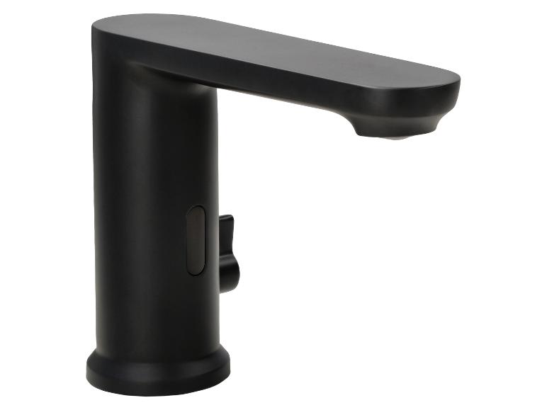 Robinet noir automatique à capteur au design élégant et moderne