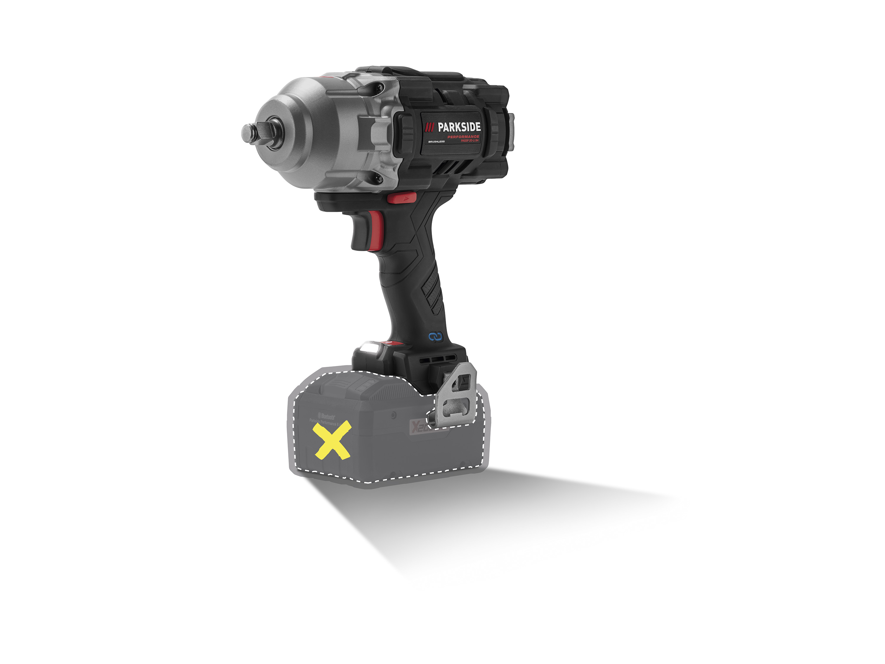 PARKSIDE PERFORMANCE® Visseuse à chocs sans fil PASSP 20-Li B4, 20 V
