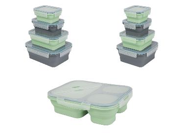 SILVERCREST® Boîtes de conservation pliables ou Boîte repas pliable