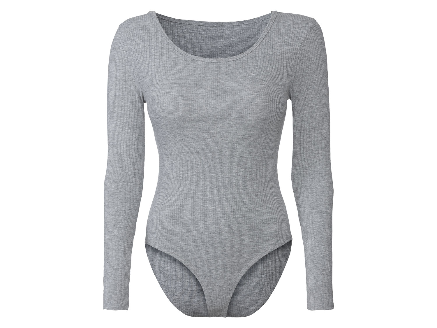 esmara® Body femme  (col rond/gris, L (42/44))