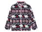 Veste polaire avec imprimé ours polaires et flocons de neige.