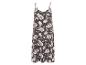 Robe longue à bretelles fines, motif floral