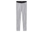 Leggings grises avec une taille noire.