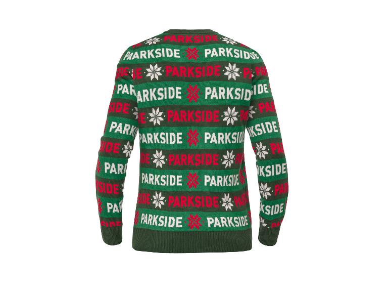 Pull de Noël vert avec lettrage rouge et blanc et flocons de neige