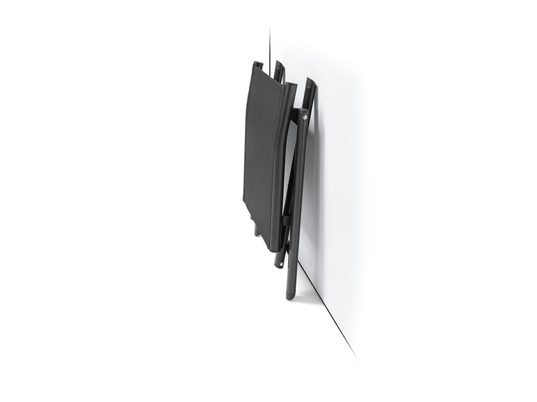 Aller en mode plein écran : LIVARNO home Tabouret en aluminium Houston, pliable, noir/anthracite - Image 3