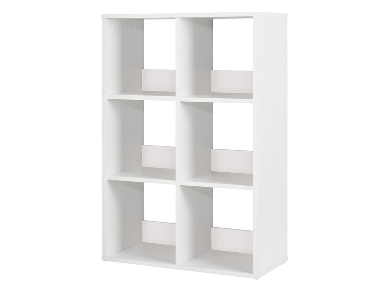 Aller en mode plein écran : Étagère Liverpool, 74 x 108 x 33 cm, blanc/imitation chêne - Image 7