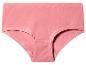 Une paire de culottes en coton rose pour femmes