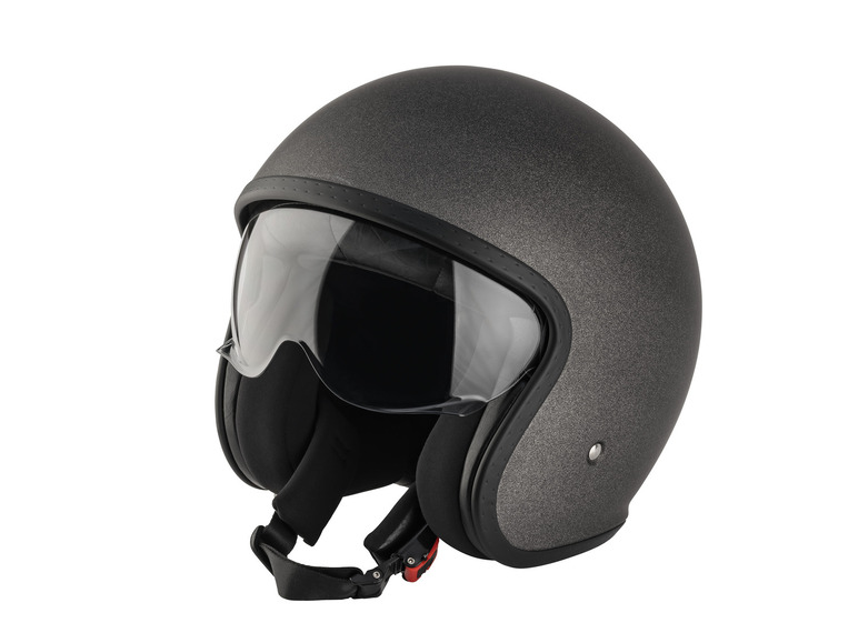 Aller en mode plein écran : Casque jet avec visière, L - Image 2