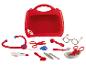 Jeu de docteur Playtive avec accessoires, comprenant un stéthoscope, des ciseaux et des lunettes.
