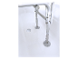 Tabouret de douche avec pieds réglables.