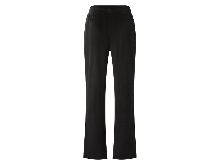 Pantalon de détente noir à jambe large