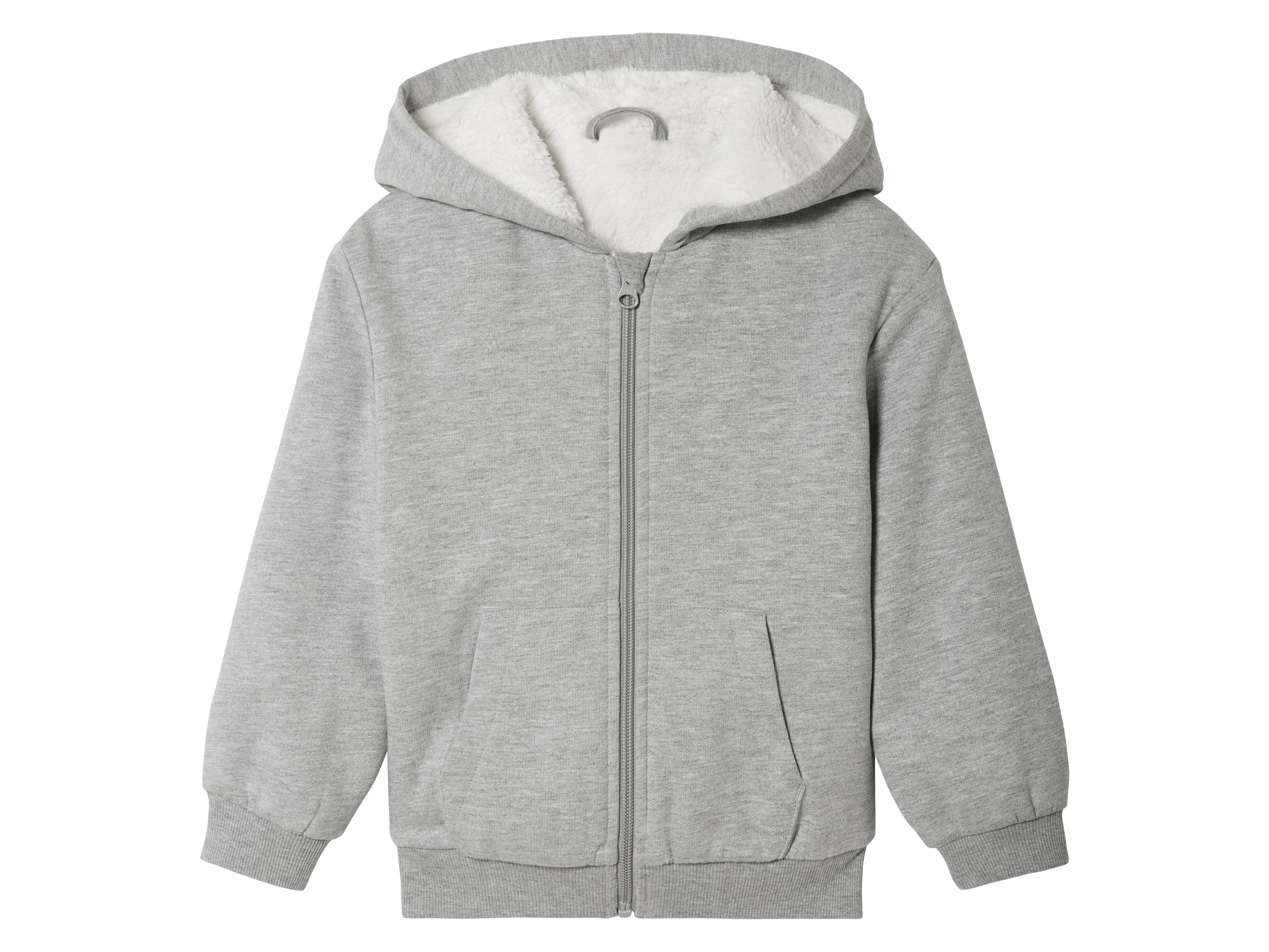 lupilu® Sweat zippé molletonné petit garçon (2-4 ans, gris)