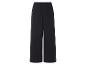 Pantalon large noir élégant.
