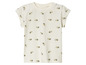 Un t-shirt blanc avec un imprimé d'abeilles.
