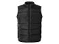 Gilet matelassé noir pour homme avec fermeture éclair