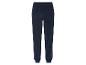 Pantalon de survêtement bleu marine avec une taille élastique.