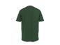 T-shirt vert foncé à col rond, vue de dos.