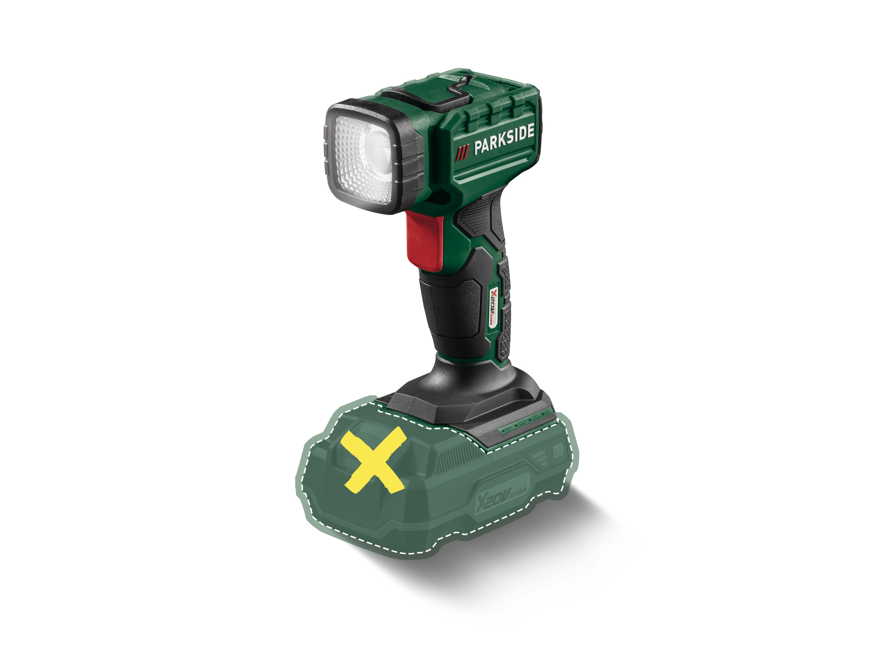 PARKSIDE® Lampe torche LED sans fil PLHLA 20-Li A1, 20 V