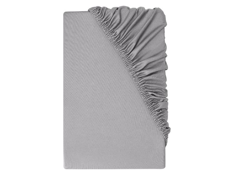 Drap-housse en jersey microfibre, 180-200 x 200 cm