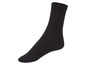 Une chaussette noire à côtes.