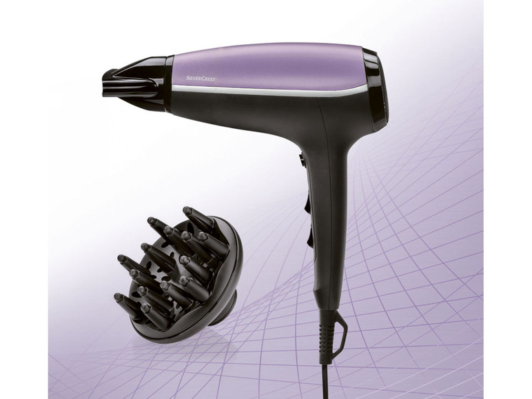 Aller en mode plein écran : SILVERCREST® Sèche-cheveux à technologie ionique DC SHDB 2200 B1, 2 200 W - Image 18