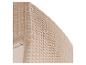 Tissu en osier beige clair avec un motif entrelacé