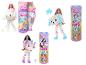 Poupées Barbie Cutie Reveal avec des pyjamas d'animaux en peluche et des accessoires.